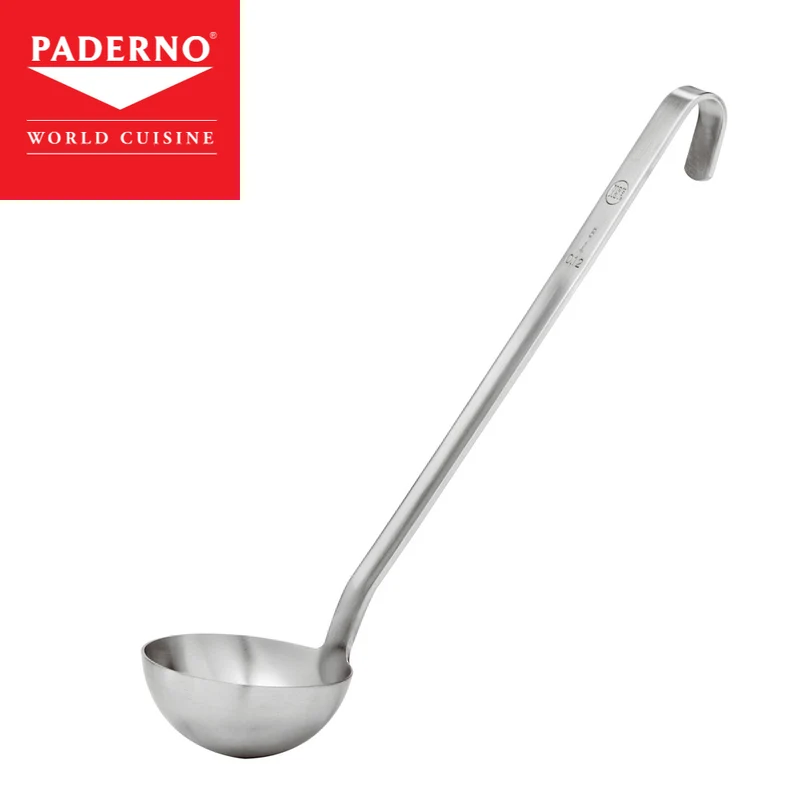 Mestolo inox unipezzo cm.12 paderno