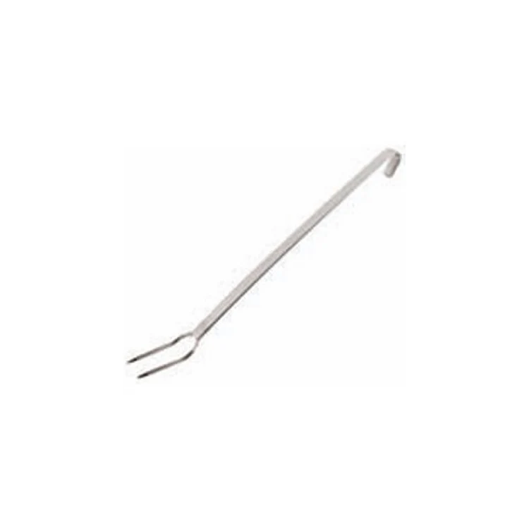 Forchettone inox unipezzo cm.50 con 2 punte paderno