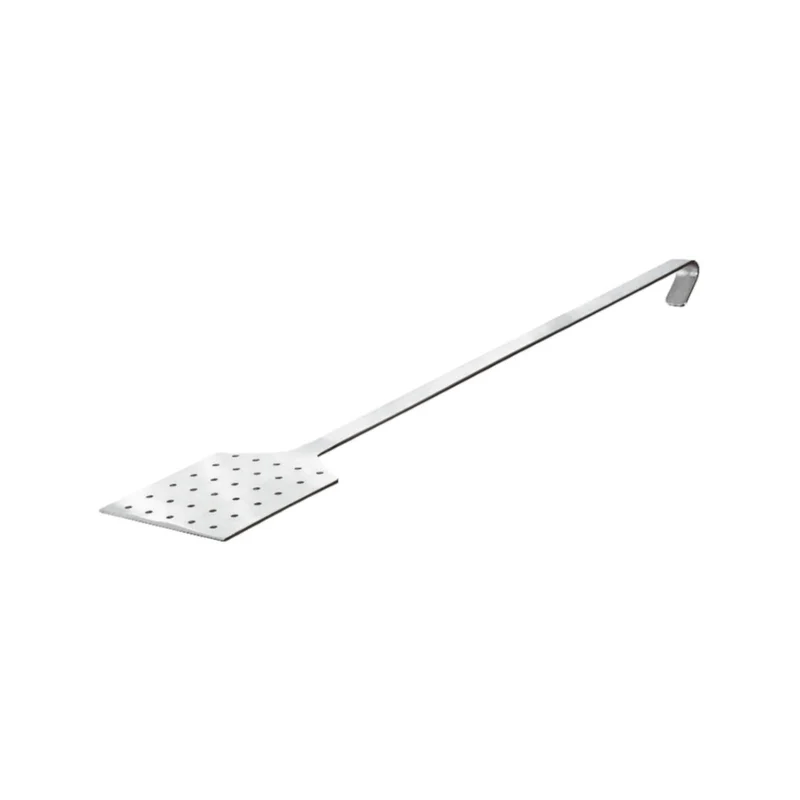 Paletta inox unipezzo cm.50 forata dritta a ridurre paderno