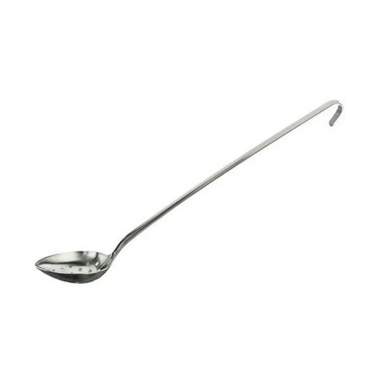 Cucchiaione inox unipezzo cm.38 forato