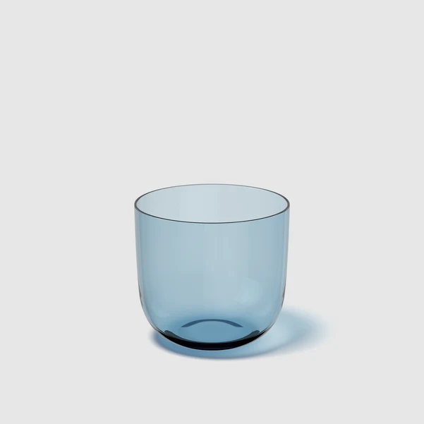 LIKE GLASS Bicchiere da acqua - Blu, 200 ml, cristallo SET 2 PEZZI
