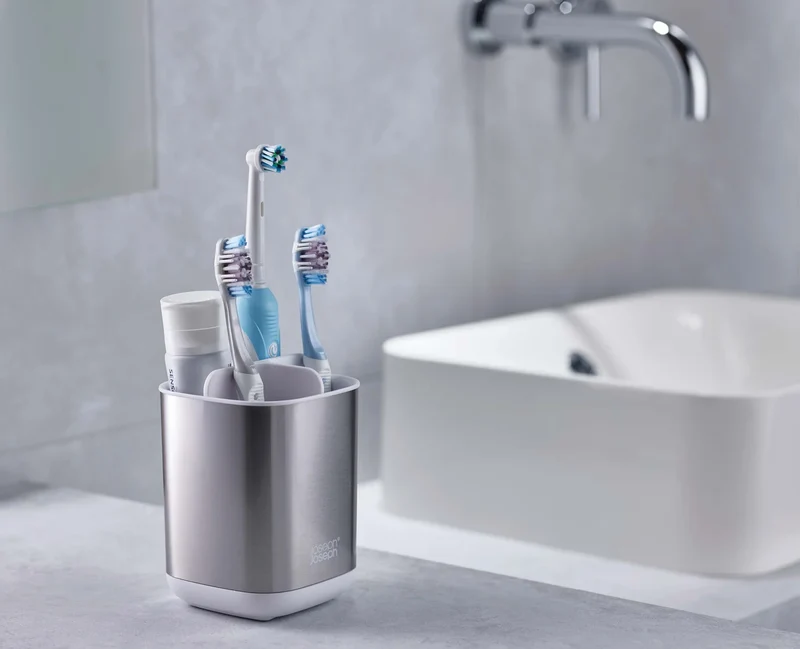 EasyStore™ Portaspazzolini in acciaio inossidabile