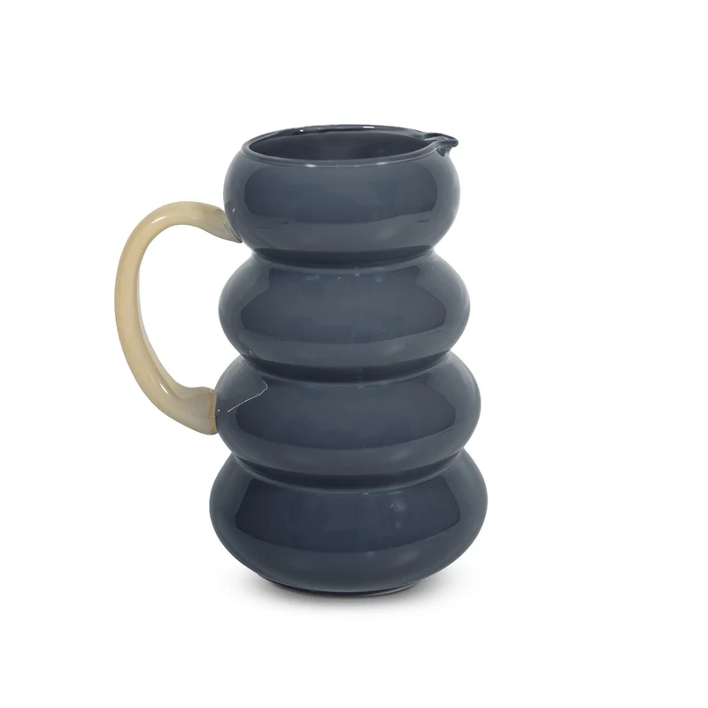 Brocca in vetro - Capacità 1.5L Blu