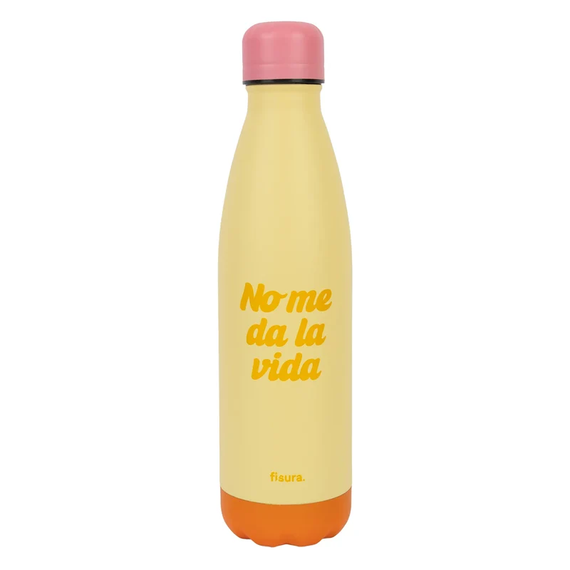 Botella termo "No me da la vida"