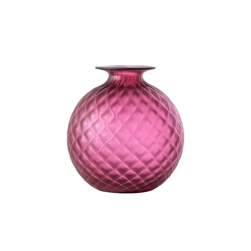 Venini Vaso Monofiore Balloton Sabbiato Medio