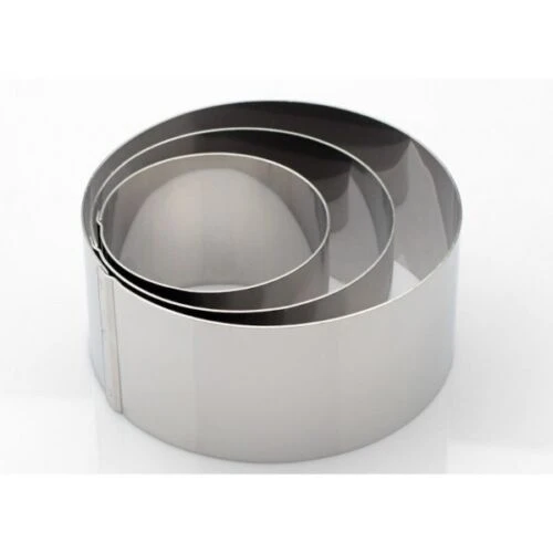 Set 3 Coppapasta Rotondi Acciaio Inox