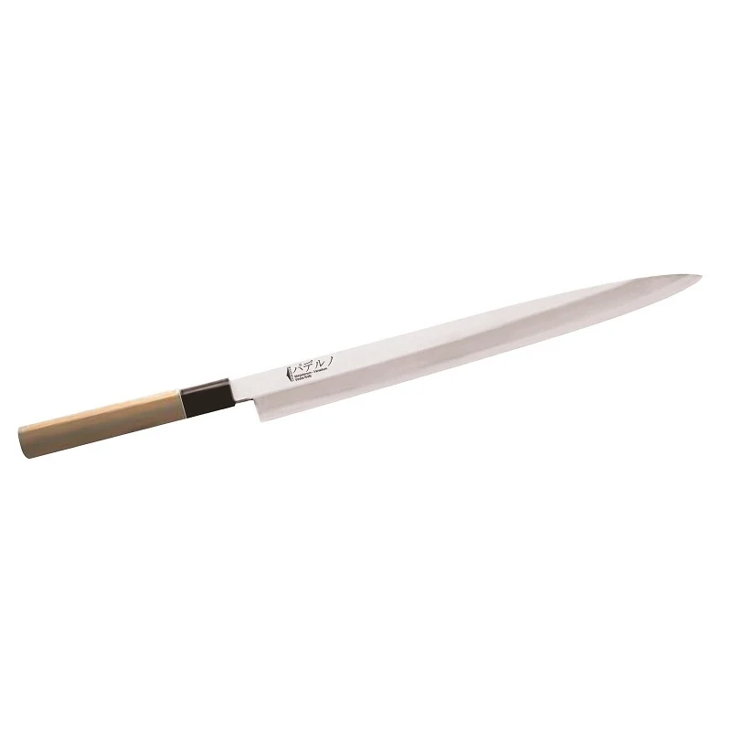 Coltello sashimi Acciaio inox, Legno 30 cm