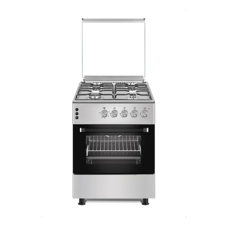 Cucina Flora 60 4 fuochi gas con forno ventilato a gas e grill elettrico