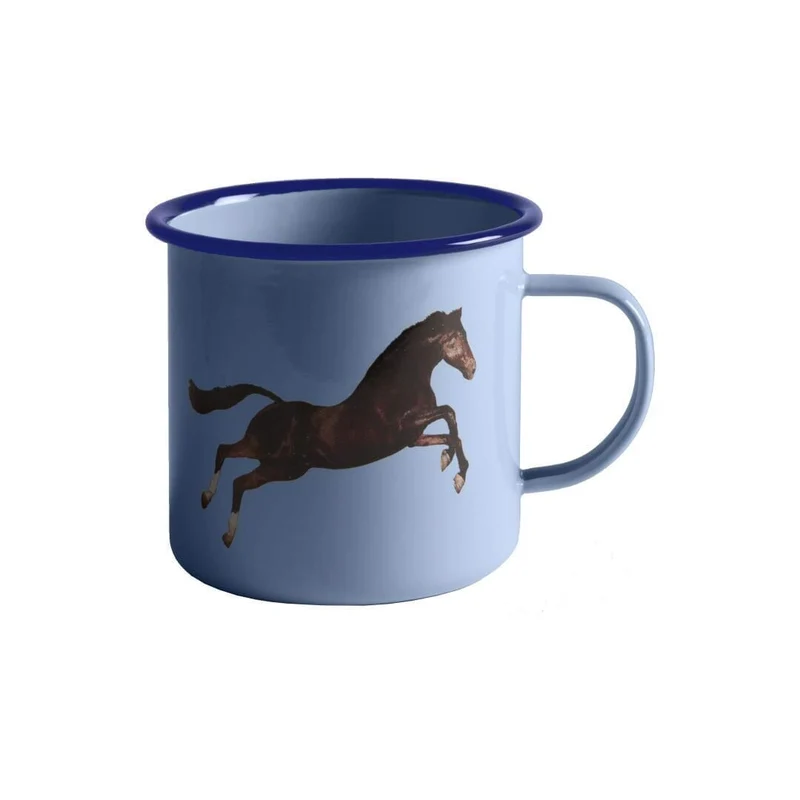 Seletti Tazza Metallo Smaltato Toiletpaper Cavallo
