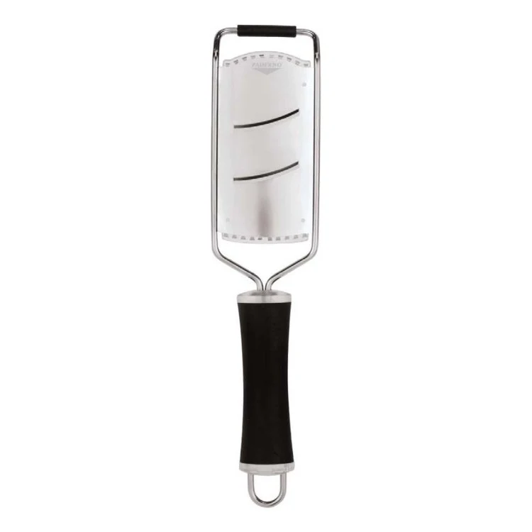 Grattugia inox cm.7.7x13.3 lunghezza totale cm.30 2 tagli