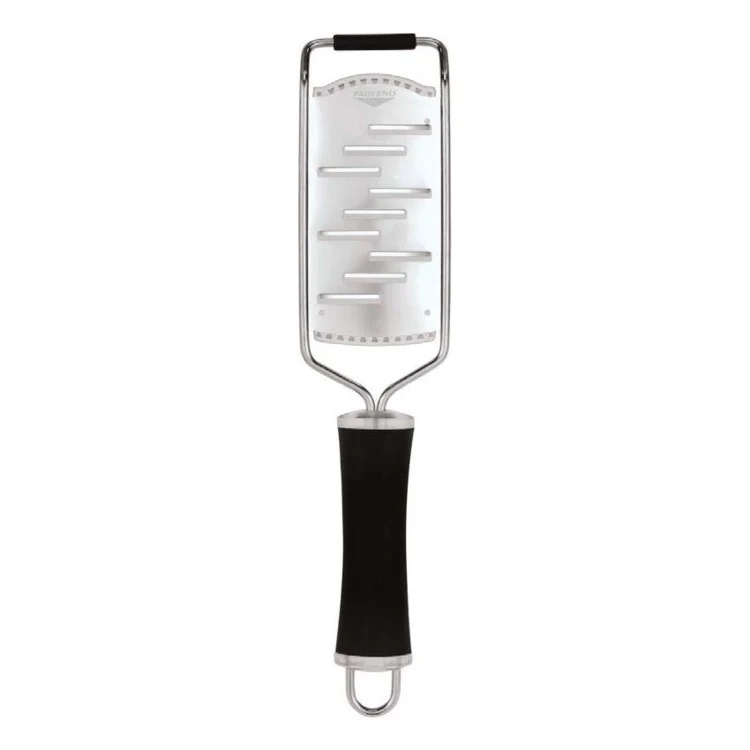 Grattugia inox cm.7.7x13.3 lunghezza totale cm.30 9 tagli