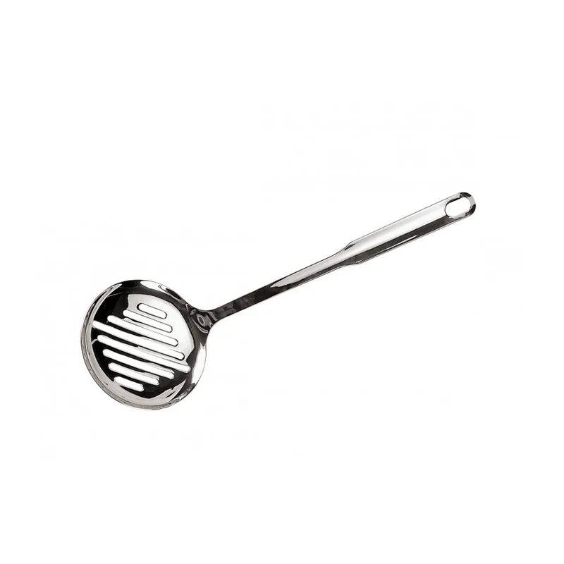 Schiumarola inox diametro 11 manico forato paderno