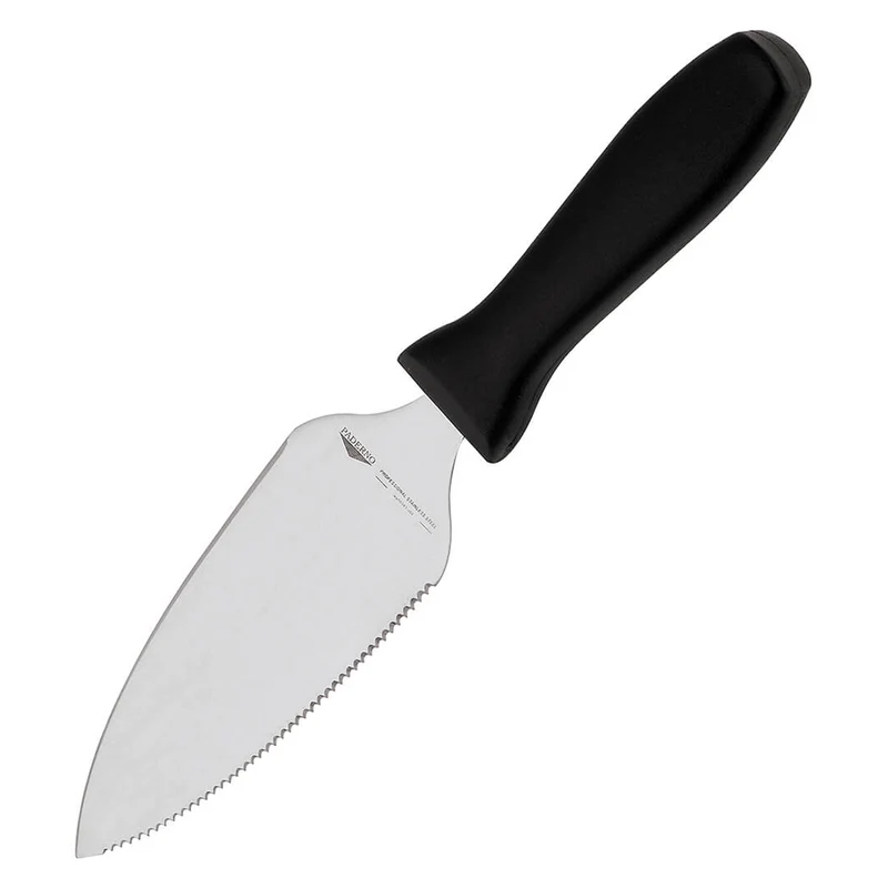 Coltello inox per dolci con lama seghettata paderno