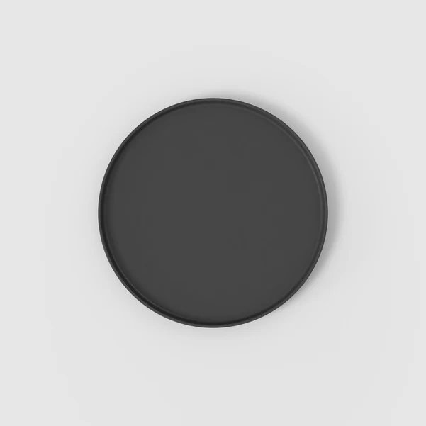 La Boule Piatto piano nero, Ø23,8 cm, Premium Porcelain