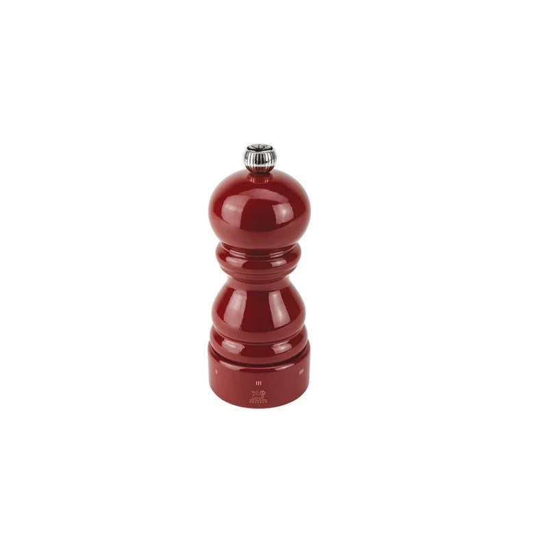 Macinasale legno paris cm.12 sale faggio laccato rosso peugeot
