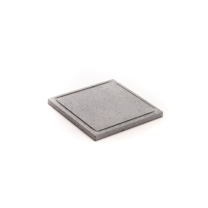 Pietra lavica convivio cm.21x21 ricambio senza stand