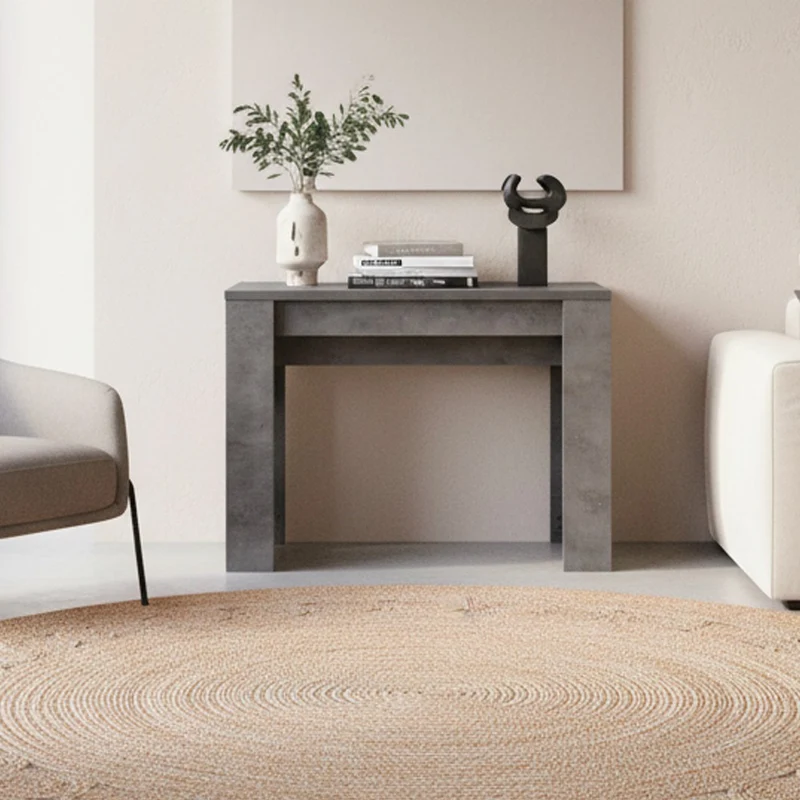 Consolle allungabile Baku cemento 252 cm