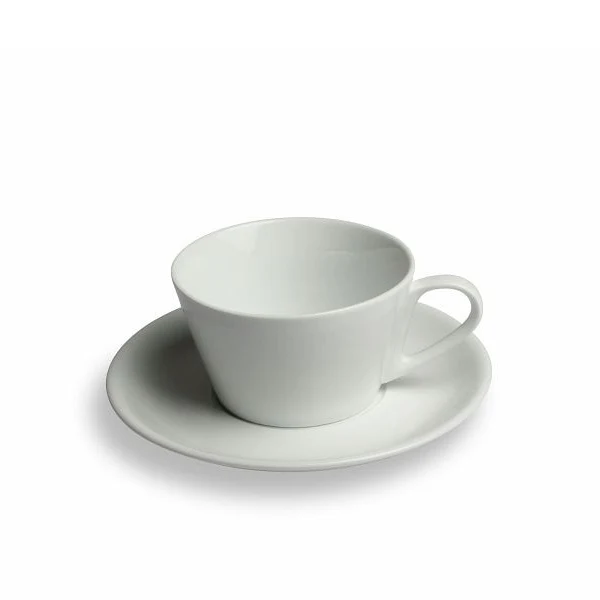 Portabustine tazza conica bianca