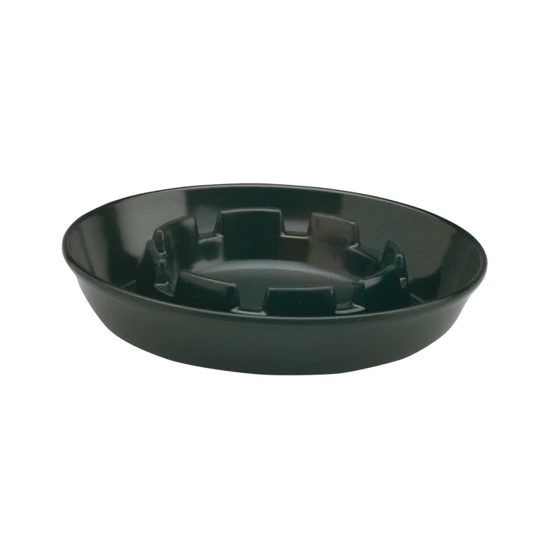 Posacenere plastica nero cm.14 piazza