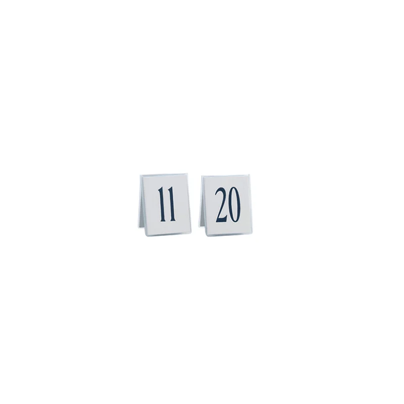 Numeri segnatavolo plastica da 11 a 20