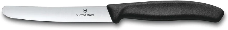Coltello tavola liscio - Manico nero