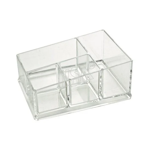 Portabustine acrilico 4 posti cm.19.5x14.5 h.8
