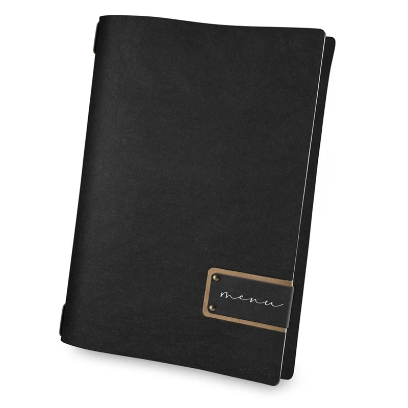 Portamenu' eco moda cm.16.5x23.1 nero formato golfo