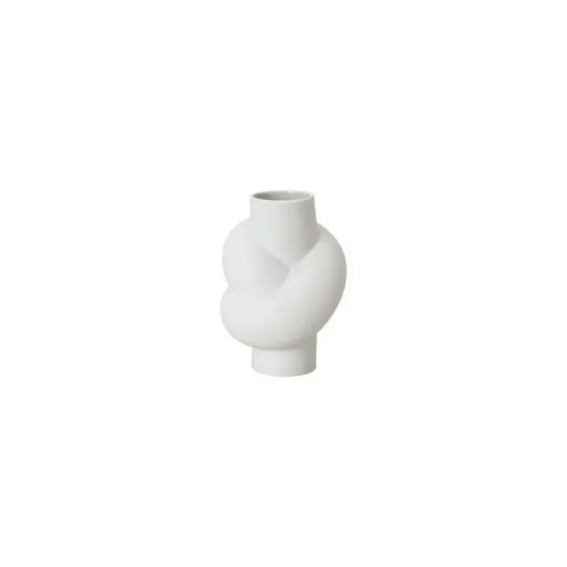 Rosenthal Vaso in porcellana 14 cm Node Weiss Matt - 4012438587943