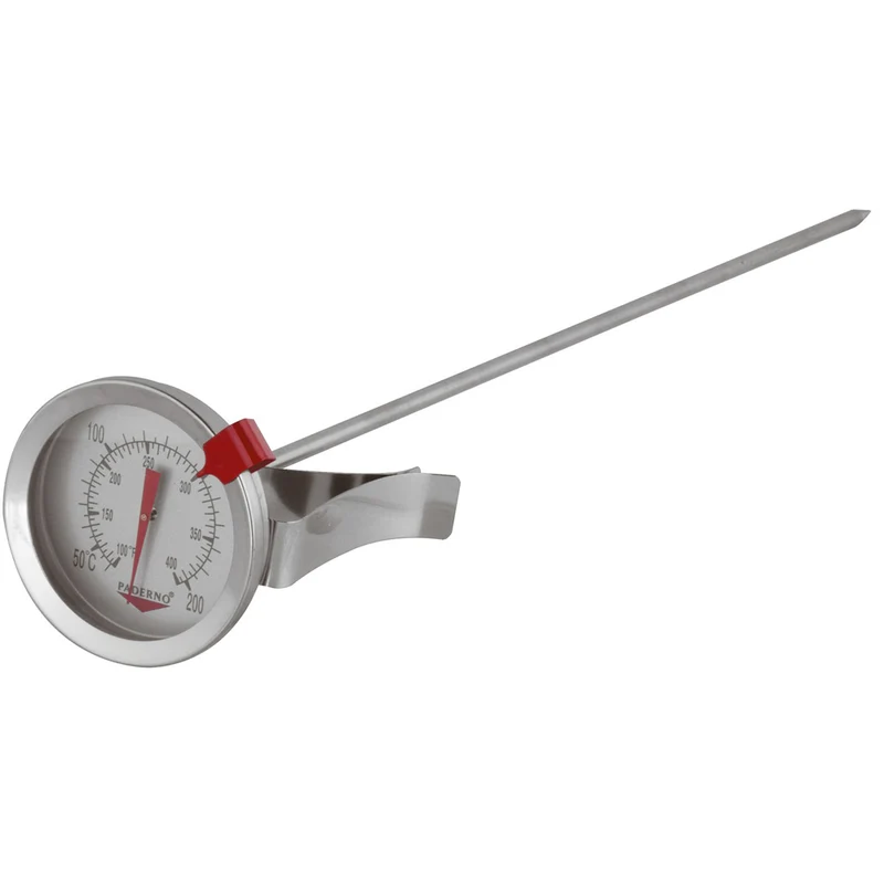 Termometro fritti inox con sonda range +38+205°c