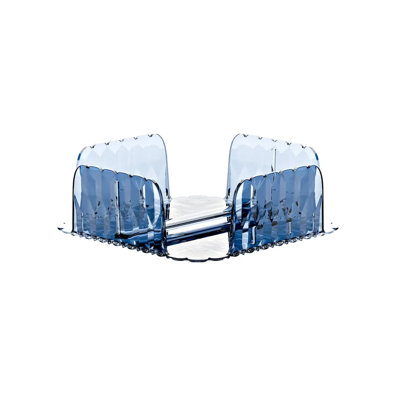 PORTATOVAGLIOLI ORIZZONTALE "VANITY" - Denim blue