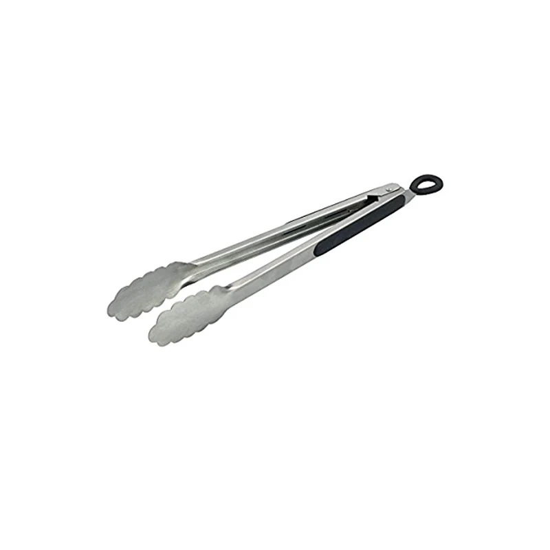 Molla inox barbecue cm.40 con manici in silicone ilsa
