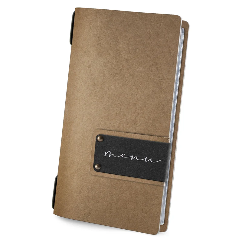 Portamenu' eco moda cm.17.3x31.8 naturale formato 4re