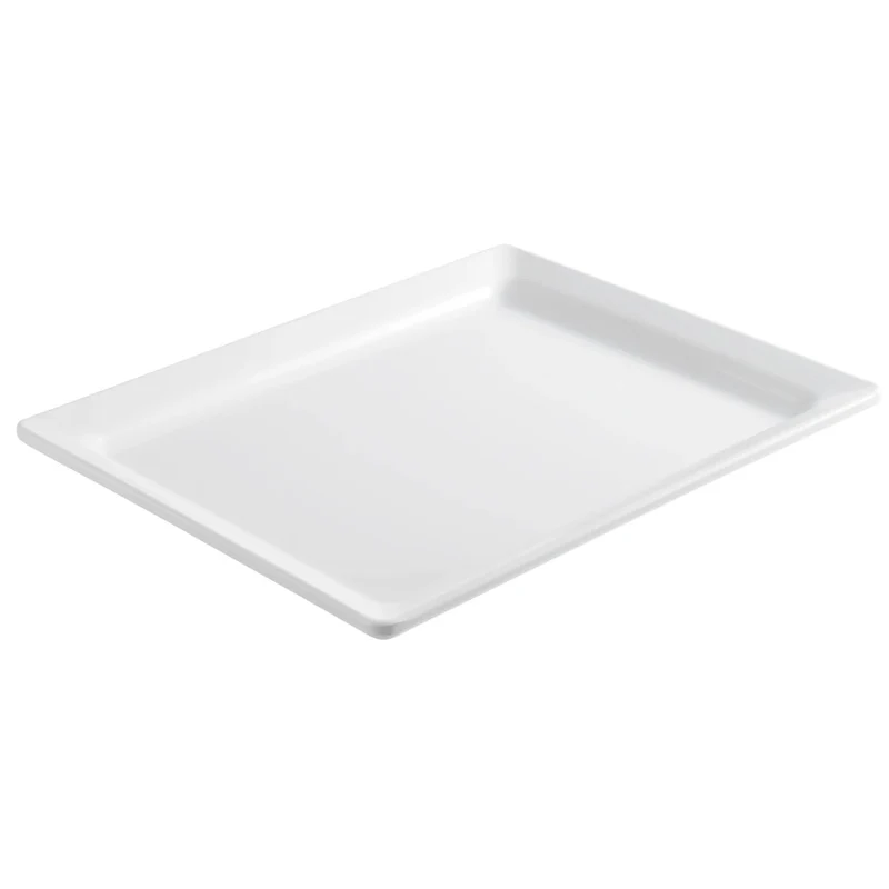 Vassoio melamina cm.26.5x32.5 gn 1/2 rettangolare bianco
