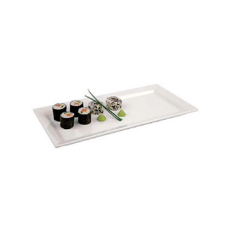 Vassoio melamina cm.53x18 bianco sambonet paderno