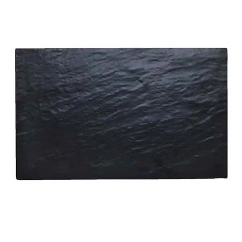 Vassoio melamina cm.53x32.5 gn 1/1 nero effetto ardesia
