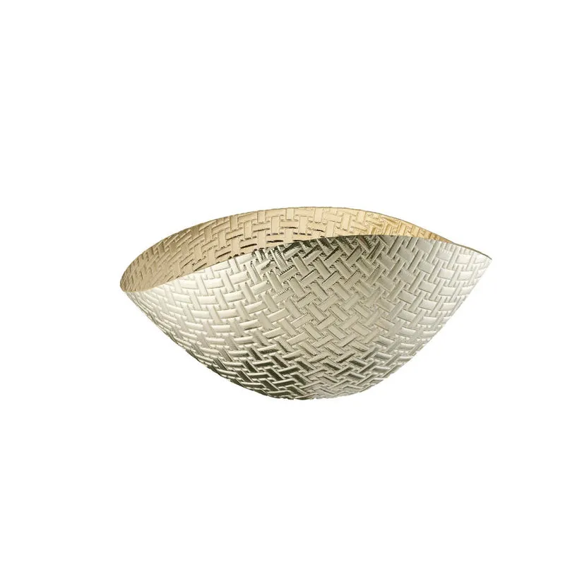 "Pattern" Centro tavola - 38 x 11 cm / Oro-Silver