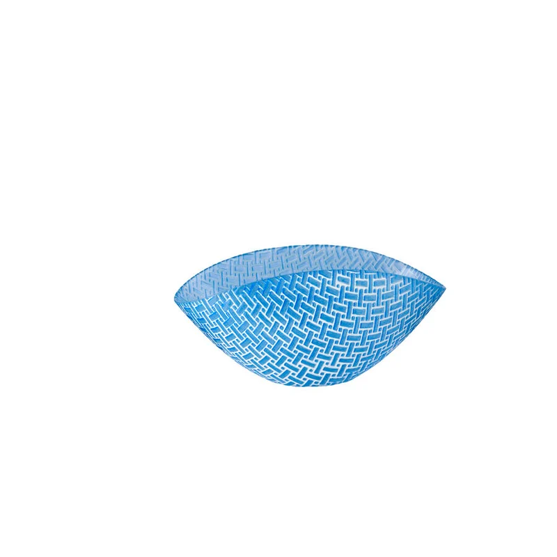 PATTERN COPPA 28X14 cm - Bianco / Azzurro