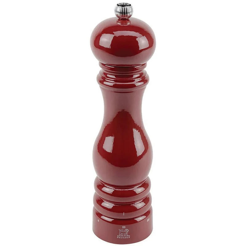 Macinapepe legno paris cm.30 pepe faggio laccato rosso peugeot