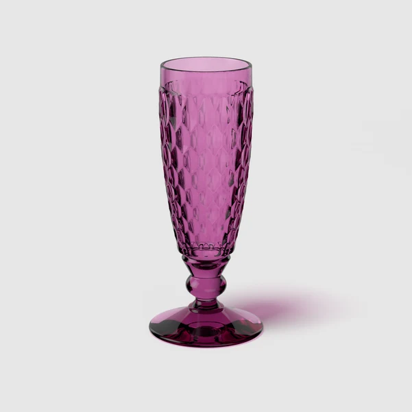 BOSTON Bicchiere da champagne/ spumante - Lilla, 120 ml, crystal glass