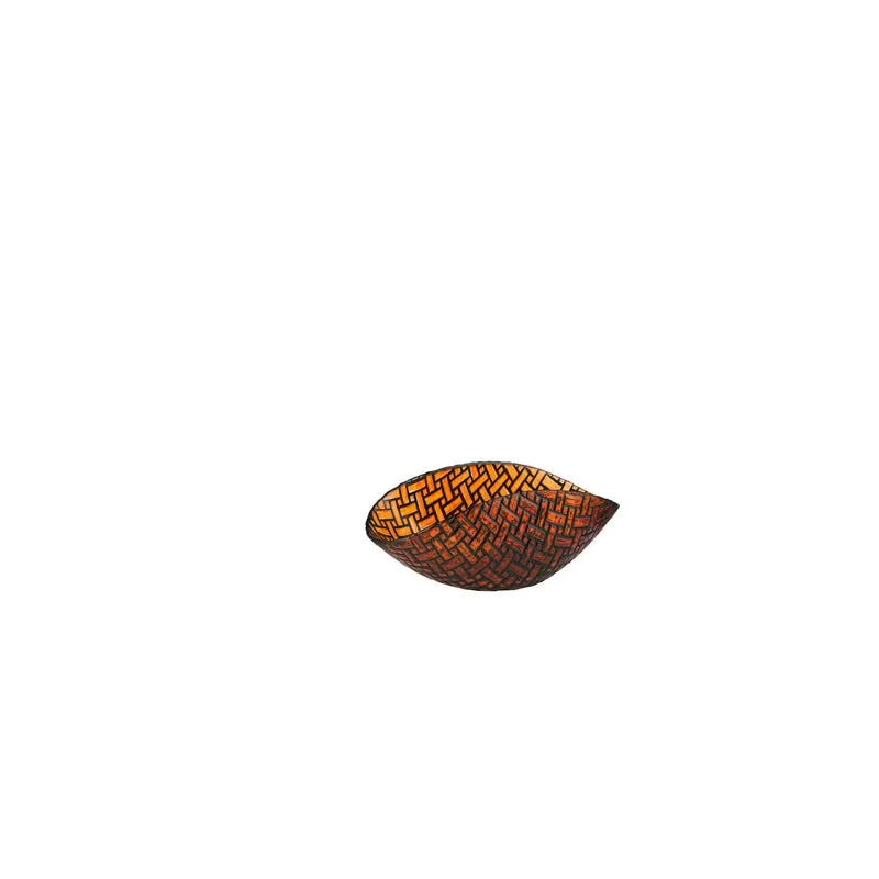 PATTERN COPPETTA 20X12 CM. - NERO-ARANCIO