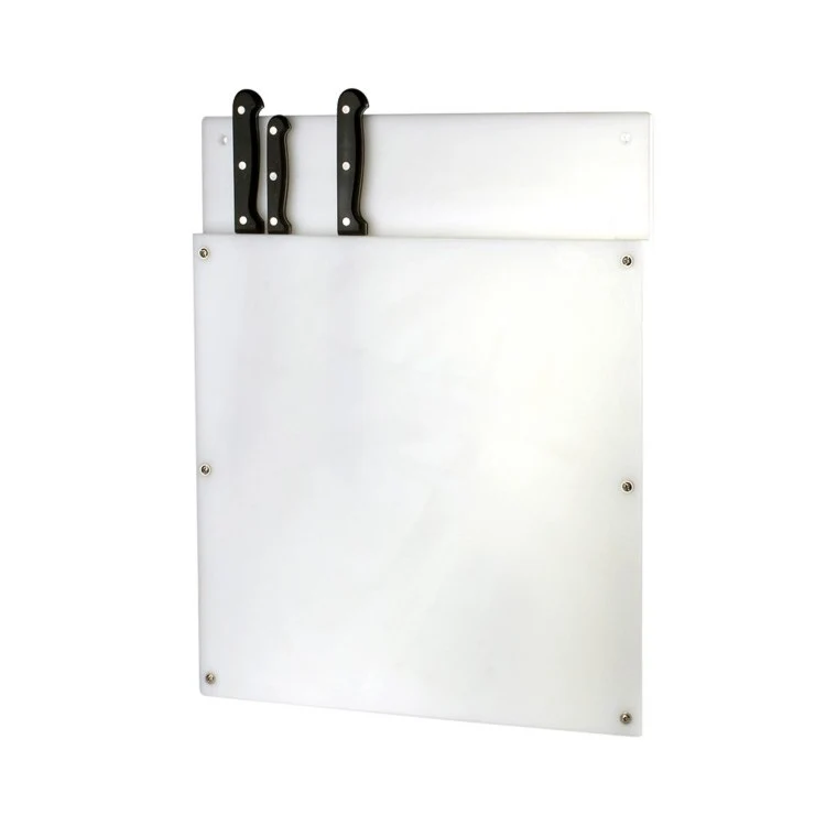 Portacoltelli polietilene bianco cm.60x50
