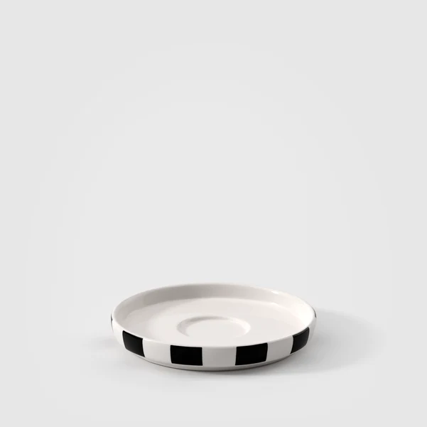 MEMPHIS Piattino per tazzina da caffè - Bianca, Ø12 cm, Premium Porcelain