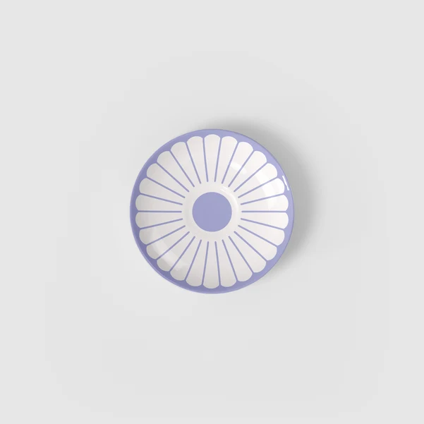 FLEUR Piattino per tazzina da caffè - Bleu, Ø11,7 cm, Premium Porcelain