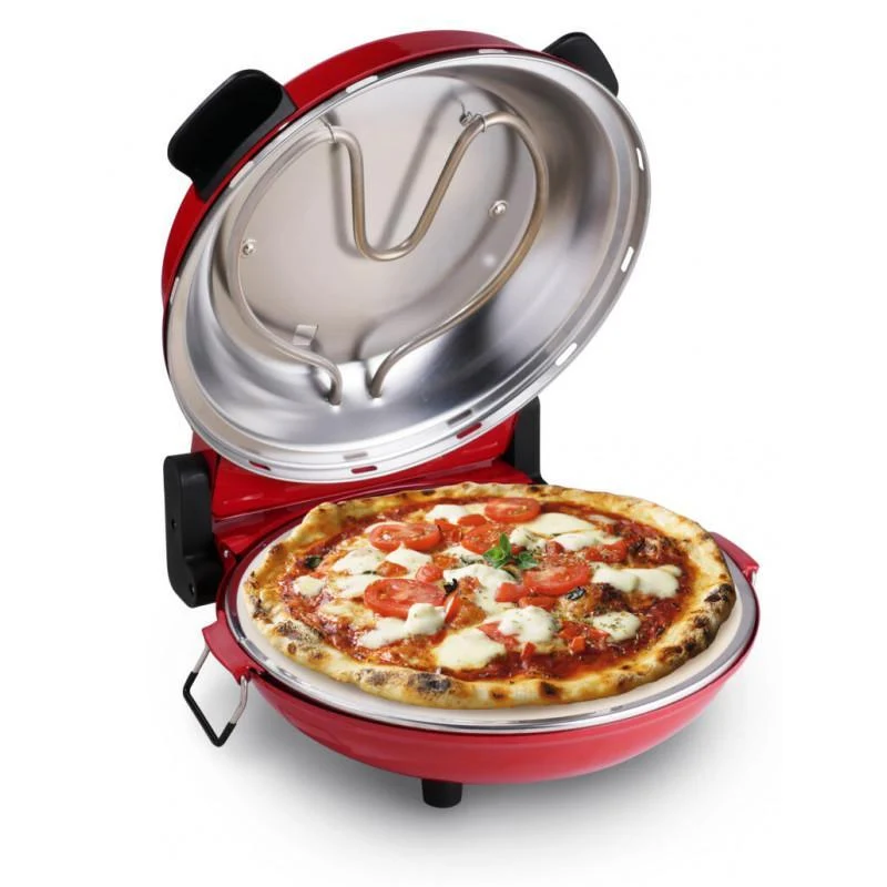 Forno Pizza Pietra 350° 1200W Rosso