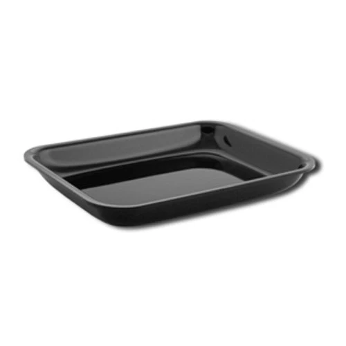 Vaschetta plastica/metacrilato cm.32x22 h.7 nero