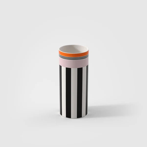 Memphis Vaso bianco, 13,1 x 30,3 cm, Premium Porcelain