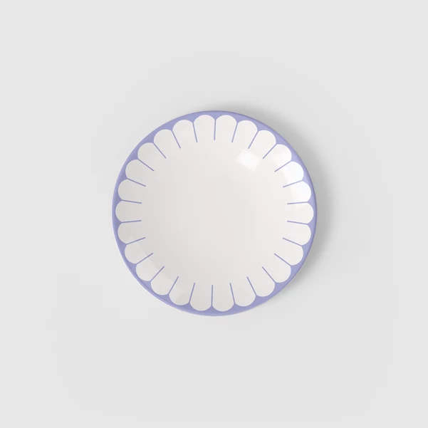 FLEUR Piatto da dessert/ colazione - Bleu, Ø21,2 cm, Premium Porcelain