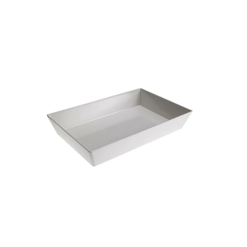 Vassoio melamina cm.35.5x32.5 h.7 gn 2/3 bordo alto