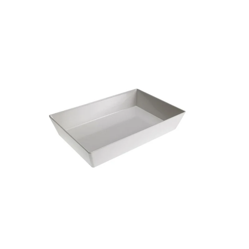 Vassoio melamina cm.26.5x32.5 h.7 gn 1/2 bordo alto