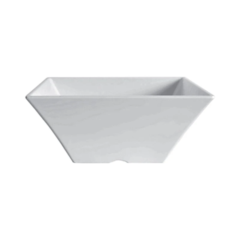 Coppa melamina quadra cm.40x40 h.14.5 svasata bianca